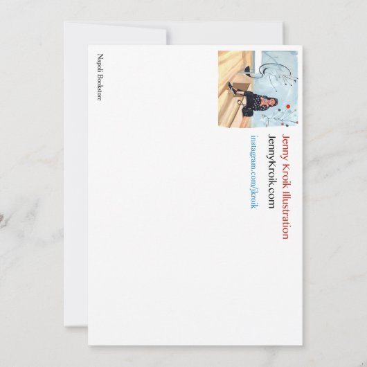 Invitation Librairie Napoli (Dos)