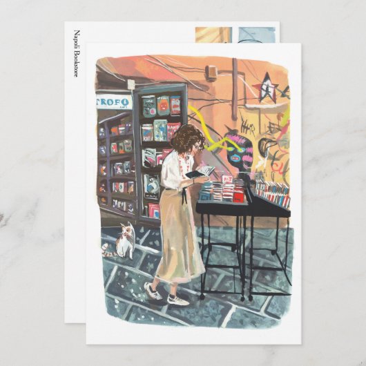 Invitation Librairie Napoli (Devant / Derrière)