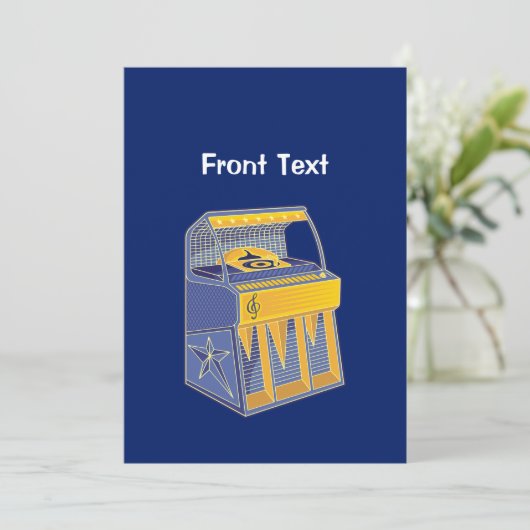 Invitation Librairie rétro (Debout devant)