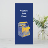 Invitation Librairie rétro (Debout devant)