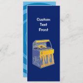 Invitation Librairie rétro (Devant / Derrière)