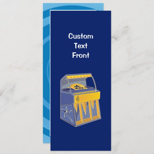 Invitation Librairie rétro (Devant / Derrière)