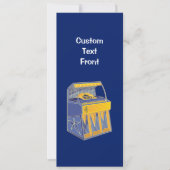 Invitation Librairie rétro (Devant)