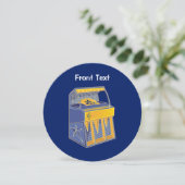 Invitation Librairie rétro (Debout devant)