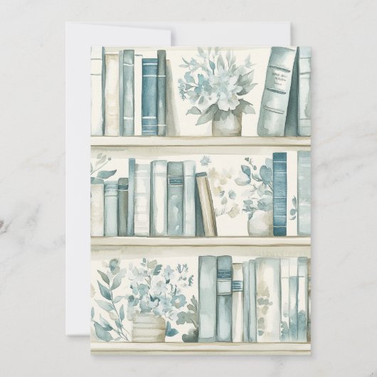 Invitation Library Chapter ONE Blue Boy Book 1st Birthday (Dos)