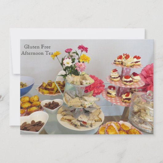 Invitation libre de partie de gluten (Devant)