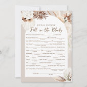 Invitation Libs de Fête des mariées SIERRA, Remplir dans le j (Devant)