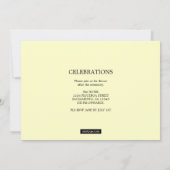 Invitation Licence en droit de la couronne (Dos)