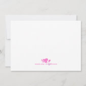 Invitation licenciée de partie de fille (Dos)