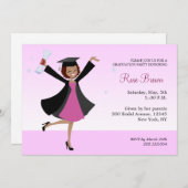 Invitation licenciée de partie de fille (Devant / Derrière)