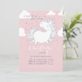 Invitation Licorne (Debout devant)