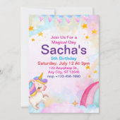 Invitation licorne  (Devant)