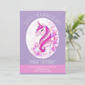 Invitation Licorne (Debout devant)