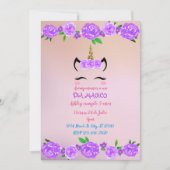 Invitation Licorne (Devant)