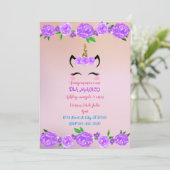 Invitation Licorne (Debout devant)