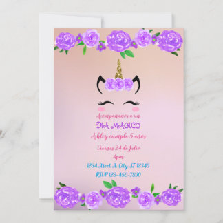 Invitation Licorne