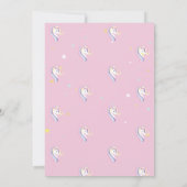 Invitation Licorne Arc-en-ciel Anniversaire (Dos)