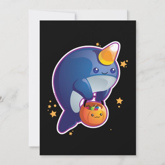 Invitation Licorne de mer (Devant)