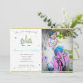 Invitation Licorne Fantastique 7X5 (Debout devant)