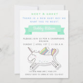 Invitation Licorne Mignonne | Rencontre & Découverte du Nouve (Devant)