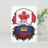 Invitation Liechtenstein Canada Tree (Debout devant)