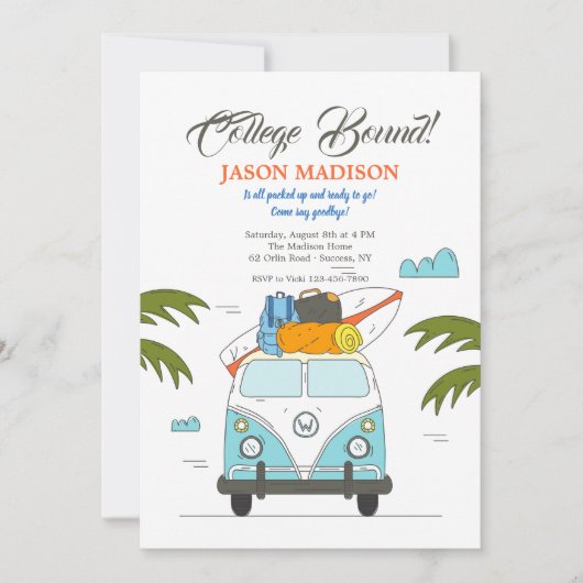 Invitation liée au collège (Devant)