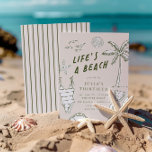 Invitation Life's a Beach Girls 30th Summer Birthday<br><div class="desc">La vie est une plage,  n'est-ce pas ? Célébrez votre grande journée avec notre invitation fantaisiste d'anniversaire sur le thème de la plage. Ce design moderne et branché est tout à fait tropical,  amusant,  preppy et mignon ! Modifiez les couleurs pour convenir à votre thème et à vos favoris.</div>