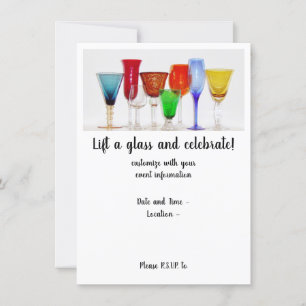 Invitation "Lift a Glass"