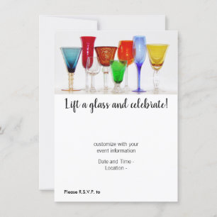Invitation "Lift a Glass"