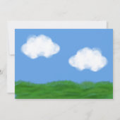 Invitation Light Sorrel Cheval Brown fête d'anniversaire (Dos)