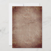 Invitation Lightbulb Green Mariage de brique Garland (Dos)