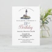 Invitation Lighthouse 101st Birthday (Debout devant)