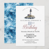 Invitation Lighthouse 101st Birthday (Devant / Derrière)