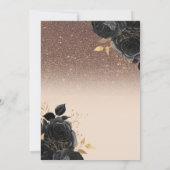 Invitation Lights,Black Roses Glitter Butterflies  (Dos)