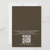 Invitation Lights on oak tree Rustic Elegant QR Code Wedding (Dos)