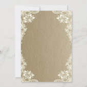 Invitation Lights,Tiara,Lace Sunflowers Kraft Sweet 16 Party (Dos)