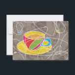 Invitation ligne COFFEE rétro<br><div class="desc">invitations à café !</div>