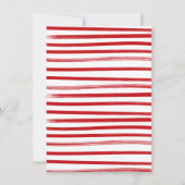 Invitation Ligne de Baby shower de pompier de marque (Dos)