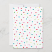 Invitation Ligne de Baby shower Fiesta mexicaine (Dos)