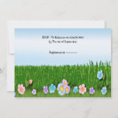 Invitation Ligne de linge amusante pour bébé garçon douche (Dos)