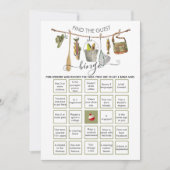 Invitation Ligne de pêche Trouvez l'invité BINGO (Devant)