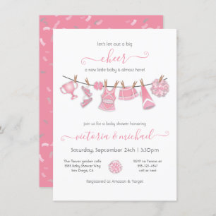 Invitation Ligne de Pom-pom girl
