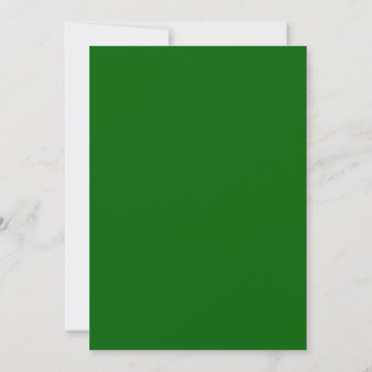 Invitation Ligne Vert Mince Bordure Ptl/Parc Rngr/Animal Cntl (Dos)