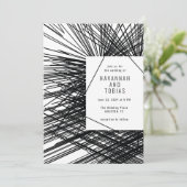 Invitation Lignes Abstraites urbaines (Debout devant)