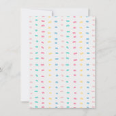 Invitation Lignes motifs (Devant)