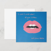 Invitation Lignes ringardes pour la Saint-Valentin (Devant / Derrière)