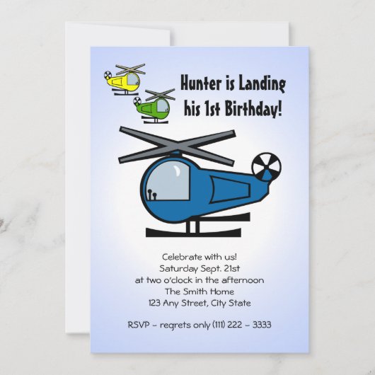 Invitation Lil' Chopper (Devant)