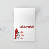 Invitation Lil Fireman 5e anniversaire (Intérieur)