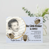 Invitation Lil Stinker 1er anniversaire (Debout devant)