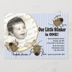 Invitation Lil Stinker 1er anniversaire